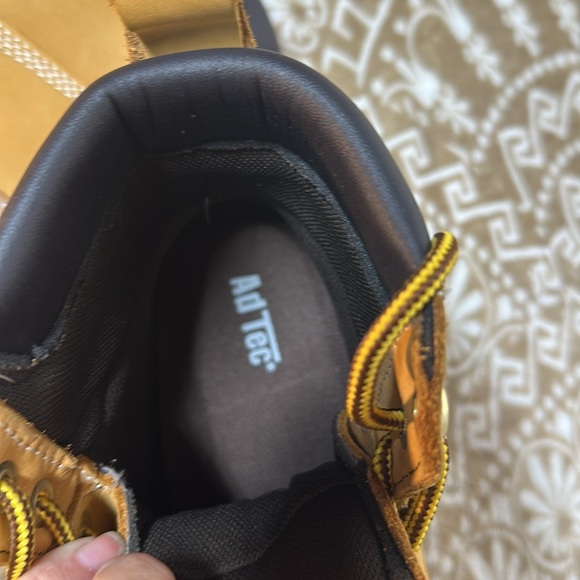 AdTec Boots Industrial Grade Steel Toe Tan Leather Men’s Size9 - Picture 7 of 9